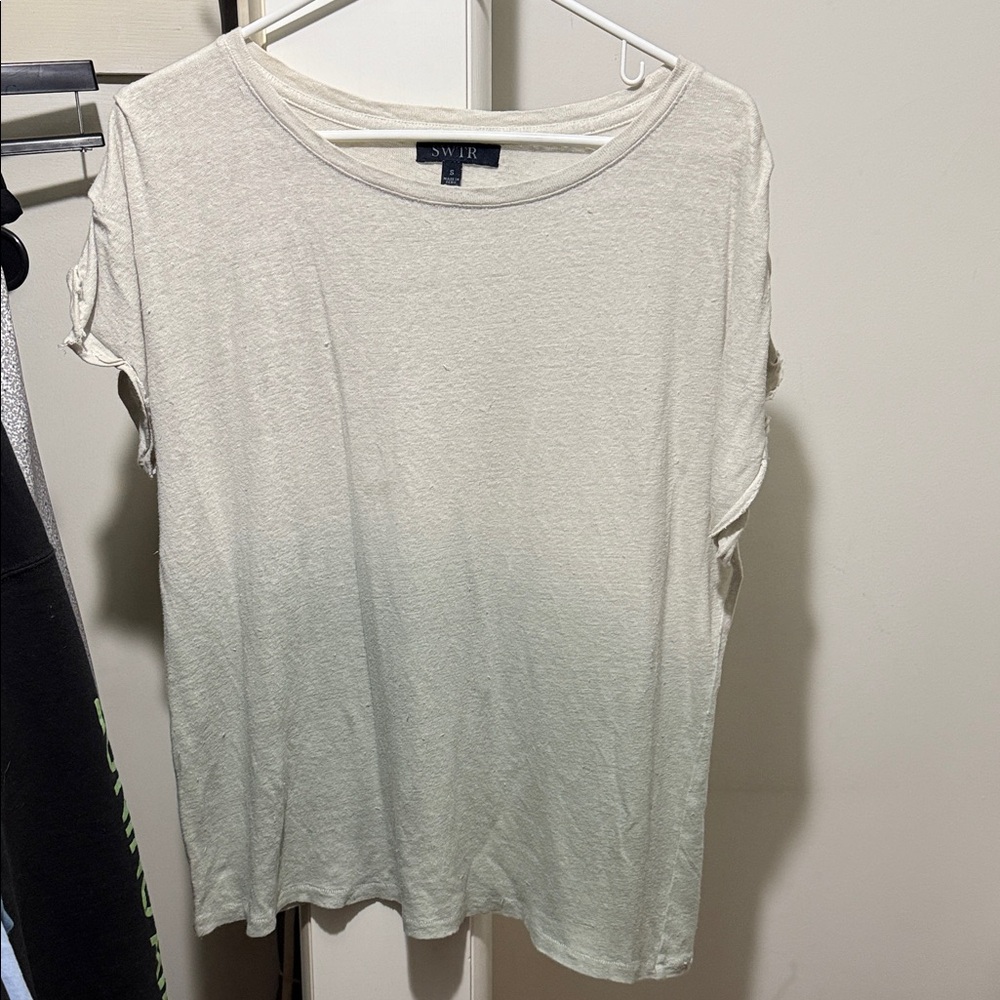 Women's Casual Cream Tee